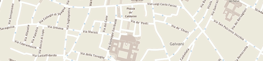Mappa della impresa gualandi maurizio a BOLOGNA