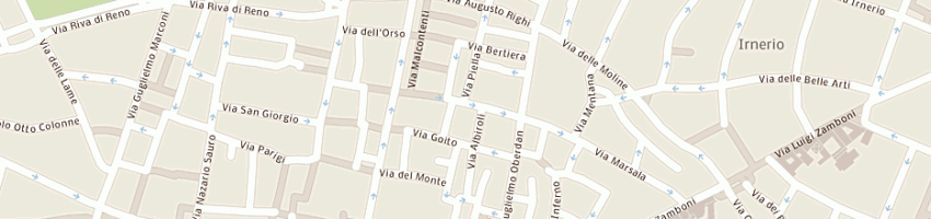 Mappa della impresa elio 83 di salieri fausto a BOLOGNA