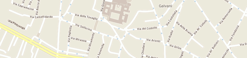 Mappa della impresa zoppellari avv mario studio legale a BOLOGNA