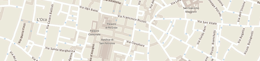 Mappa della impresa farmacia ss annunziata a BOLOGNA
