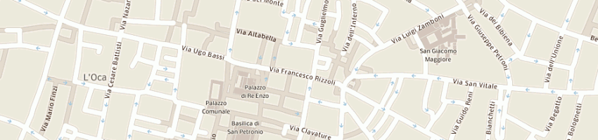 Mappa della impresa banca banca nazionale del lavoro a BOLOGNA