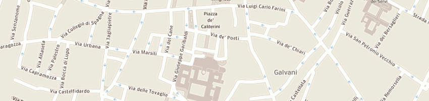 Mappa della impresa conway srl a BOLOGNA