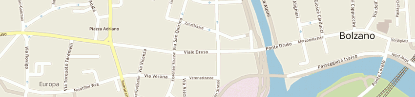 Mappa della impresa pract sdf di tocca domenico e co a BOLZANO