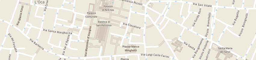 Mappa della impresa nocciolina snc di biavati giorgio e c a BOLOGNA