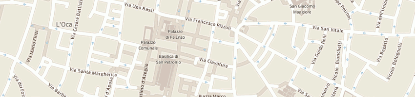 Mappa della impresa drogheria eliseo a BOLOGNA