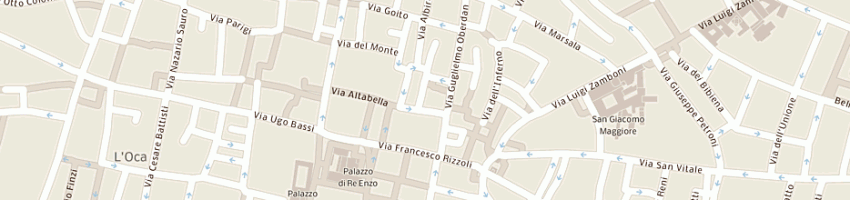 Mappa della impresa porelli gian luigi a BOLOGNA