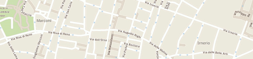 Mappa della impresa venturi emanuela a BOLOGNA