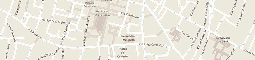 Mappa della impresa taddei sergio a BOLOGNA