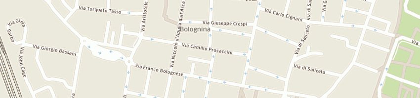 Mappa della impresa armonia snc di marchini genzianella e c a BOLOGNA