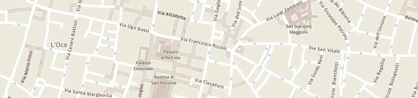 Mappa della impresa de paz sas di dante de paz e c a BOLOGNA