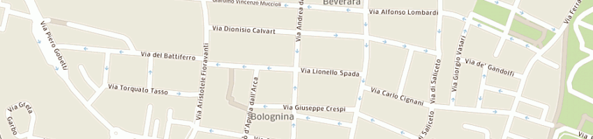 Mappa della impresa parrucchiera franca di paderni rossella a BOLOGNA