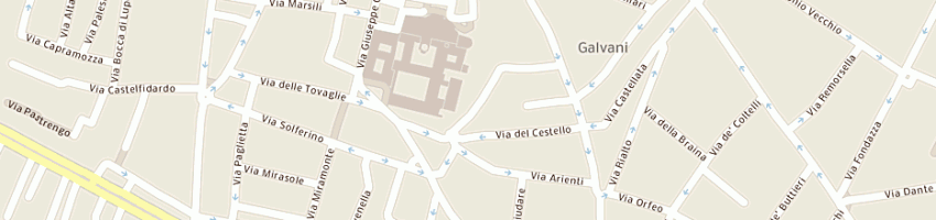 Mappa della impresa arcangeli enrico a BOLOGNA