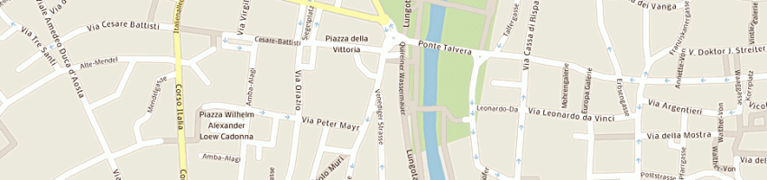 Mappa della impresa azucar bar di olga lidia gonzales zayas e c sas a BOLZANO