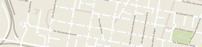 Mappa della impresa bar baroni casa del caffe' a BOLOGNA
