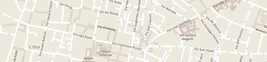 Mappa della impresa romagnoli giancarlo a BOLOGNA