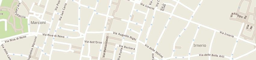 Mappa della impresa roversi alvea di pini davide a BOLOGNA