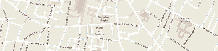 Mappa della impresa bertuzzi gabriele a BOLOGNA
