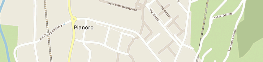 Mappa della impresa benati pietro a PIANORO