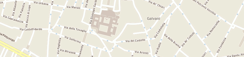 Mappa della impresa granelli stefano a BOLOGNA