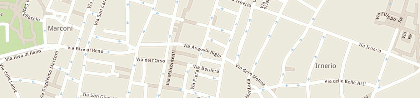 Mappa della impresa tabaccheria riv 73 landuzzi alberto a BOLOGNA
