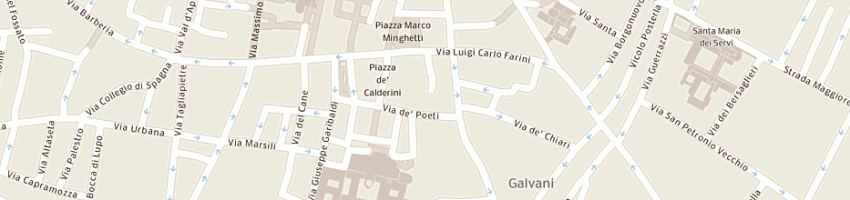 Mappa della impresa derra meyer e partner a BOLOGNA