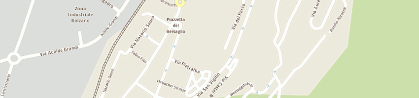 Mappa della impresa vke associazione campi gioco e ricreazione spielhaus parco mignone a BOLZANO