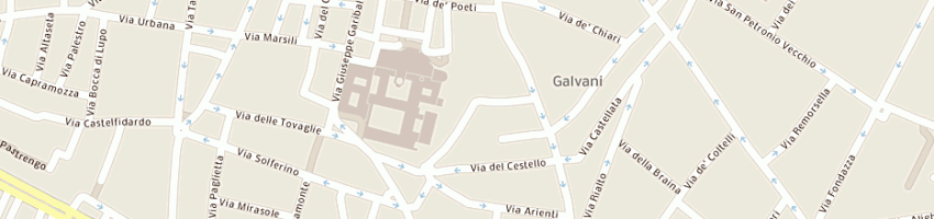 Mappa della impresa collegio universitario stommaso d'aquino a BOLOGNA