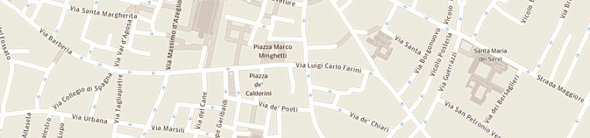 Mappa della impresa fondazione cassa di risparmio in bologna a BOLOGNA