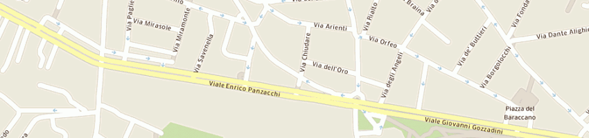 Mappa della impresa itc movie srl a BOLOGNA