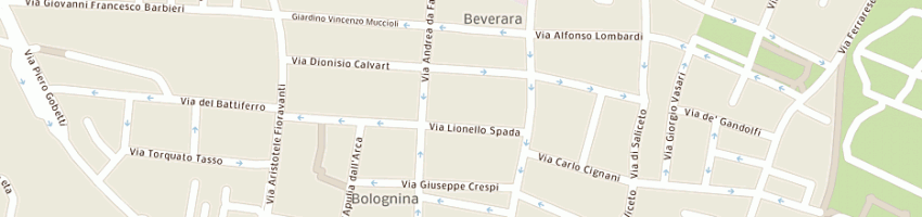Mappa della impresa eurocostruzioni cei srl a BOLOGNA