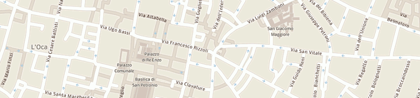 Mappa della impresa furla a BOLOGNA