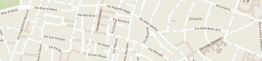 Mappa della impresa ral - societa' in nome collettivo di zucchini lucio e c a BOLOGNA