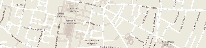 Mappa della impresa caprara carlo a BOLOGNA