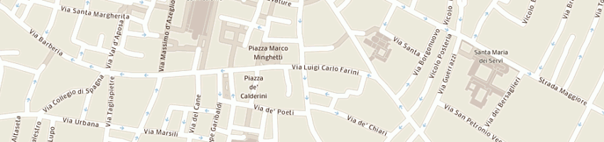 Mappa della impresa istituto beni artistici culturali naturali a BOLOGNA