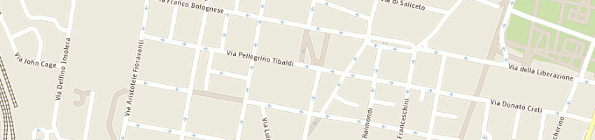 Mappa della impresa bottega dell artigiano di cinti gloria e c a BOLOGNA