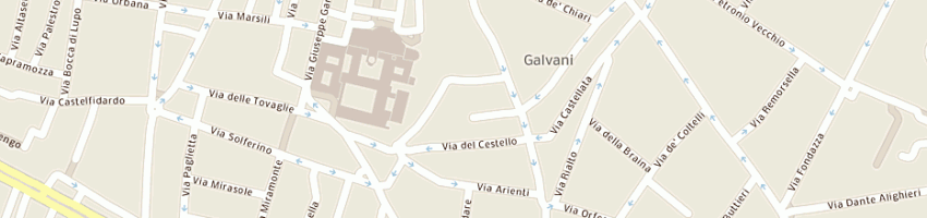 Mappa della impresa csai srl a BOLOGNA