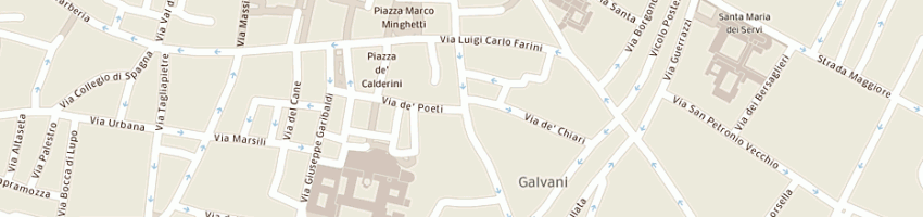 Mappa della impresa parfin - sas di gianandrea rocco di torrepadula e c a BOLOGNA