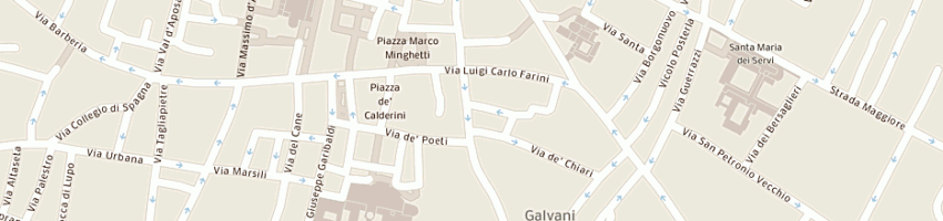 Mappa della impresa evergreen servizi piccola cooprl a BOLOGNA