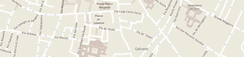 Mappa della impresa gruppo teatro colli a BOLOGNA