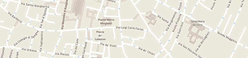 Mappa della impresa profumeria raggi sas di raggi italia e c a BOLOGNA