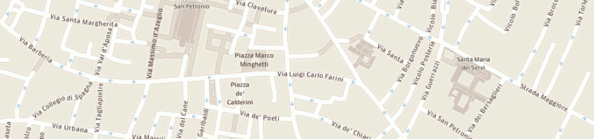 Mappa della impresa ferrara calogero a BOLOGNA