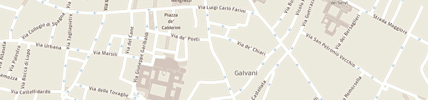 Mappa della impresa udi a BOLOGNA