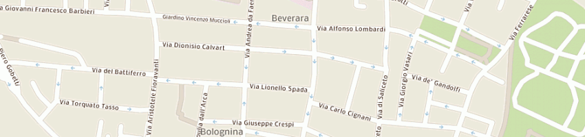 Mappa della impresa tomasello stefano e c sas a BOLOGNA