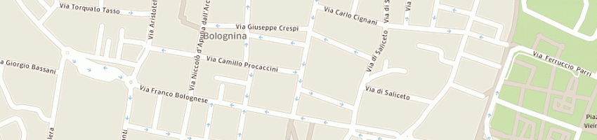 Mappa della impresa sir com snc a BOLOGNA