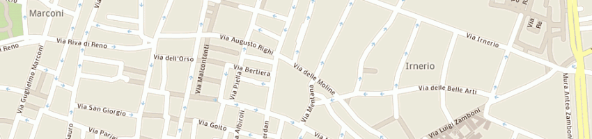 Mappa della impresa rossi rita a BOLOGNA