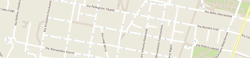 Mappa della impresa cadamuro alberto a BOLOGNA