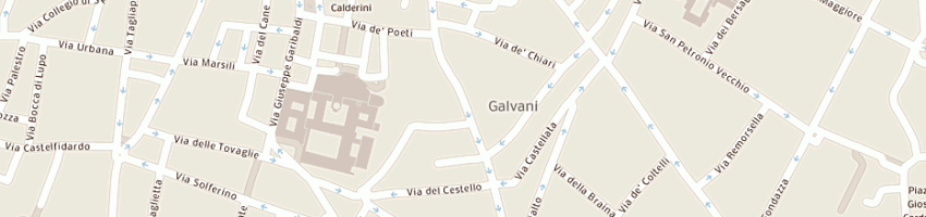 Mappa della impresa ghelfi vito a BOLOGNA