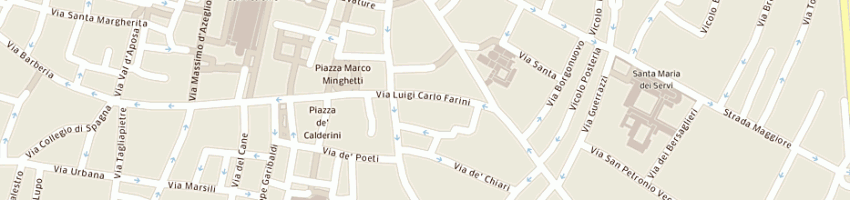 Mappa della impresa cosentino antonella a BOLOGNA