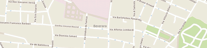 Mappa della impresa bordonaro miriam a BOLOGNA