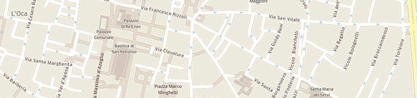 Mappa della impresa pizzirani loris e c sas a BOLOGNA